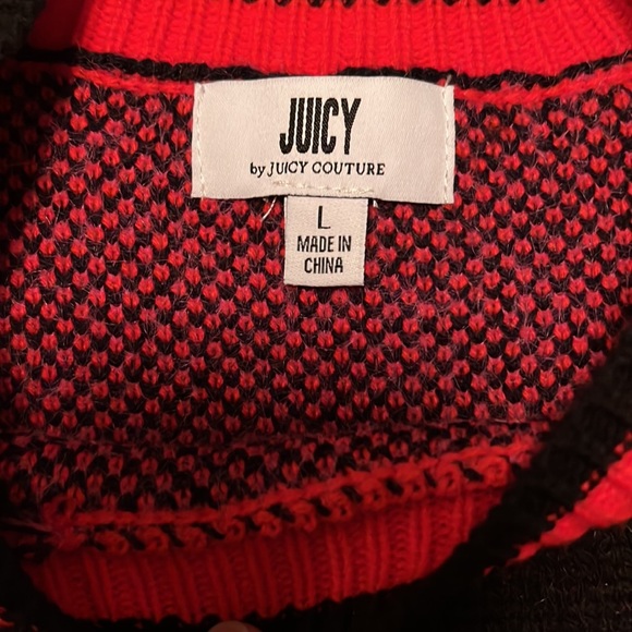 NWT Juicy Couture Crew Neck Sweater - Large - Picture 6 of 9